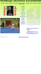 Mobile Screenshot of huddingeshotokan.com